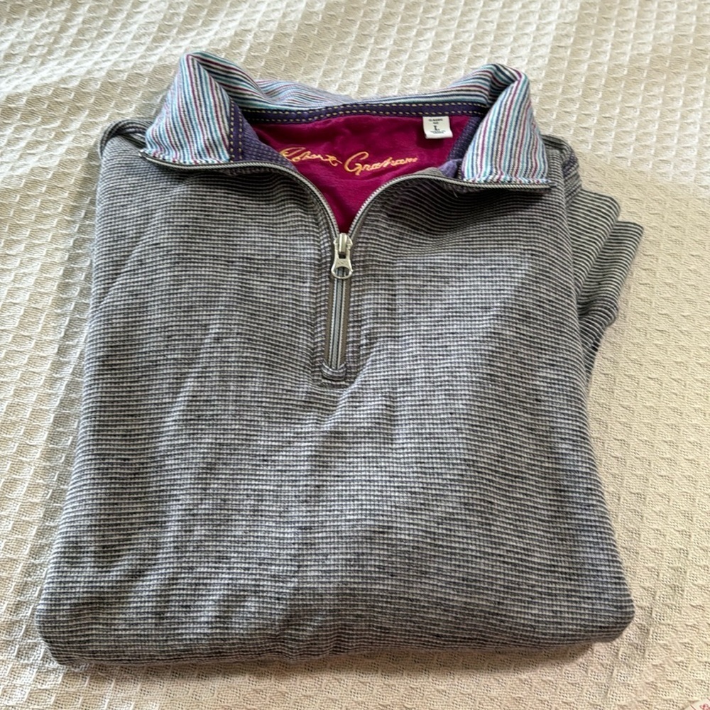 Robert Graham's Men’s Easy Rider Half‎ Zip Pull Over Sweater